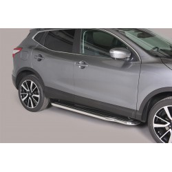 MARCHE-PIEDS INOX Ø50 NISSAN QASHQAI 2014+