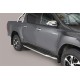 MARCHE-PIEDS INOX Ø50 TOYOTA HILUX 2016+ DOUBLE CAB