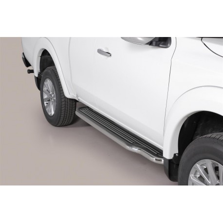 MARCHE-PIEDS INOX Ø50 MITSUBISHI L200 2016+ CLUB CAB