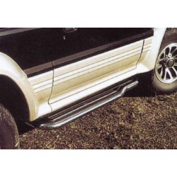 MARCHE-PIEDS INOX Ø50 MITSUBISHI PAJERO 3 PORTES 2.8L 1996/2004