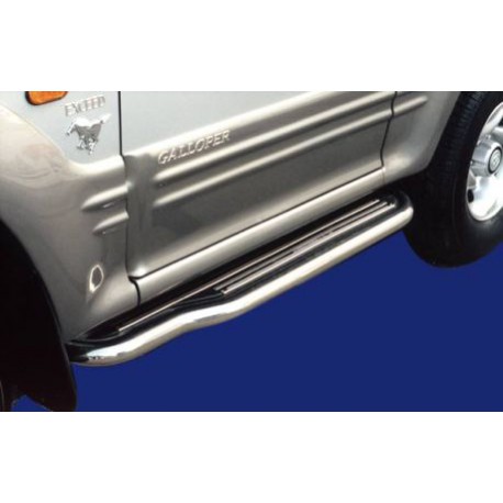 MARCHE-PIEDS INOX Ø50 HYUNDAI GALLOPER 3 PORTES 1998/2002