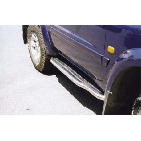 MARCHE-PIEDS INOX Ø50 NISSAN PATROL GR 98/2004 5 PORTES