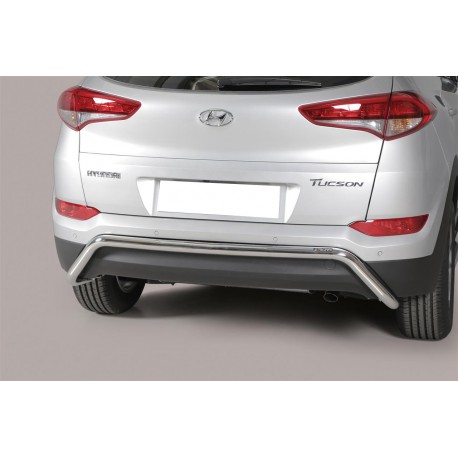 PARE CHOC ARRIERE INOX Ø 76 HYUNDAI TUCSON 2015+ - No CE