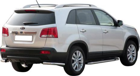 PROTECTION ANGLES DE PARE-CHOC INOX Ø 63 KIA SORENTO 2009/2012