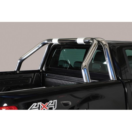 ROLL BAR INOX DBL TUBE INOX NEW STYLE Ø 76 FORD RANGER 2012+