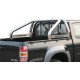 ROLL BAR INOX DBL TUBE Ø 76 MAZDA BT50 (fixation bord benne) 07/08