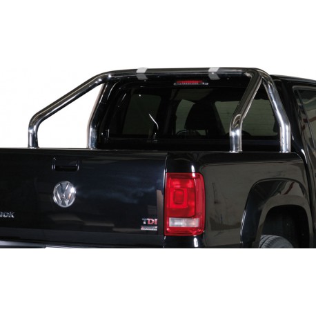 ROLL BAR INOX DBL TUBE Ø 76 VOLKSWAGEN AMAROK DB CAB (bord benne)