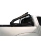 ROLL BAR INOX DBL TUBE Ø 76 NOIR FORD RANGER (fix bord benne) 2012+