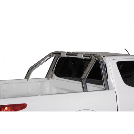 ROLL BAR INOX DBL TUBE Ø 76 MITSUBISHI L200 2016+ DBLE CAB