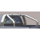 ROLL BAR INOX TRI TUBE Ø 76 TOYOTA HILUX 2005/2015 (fixation benne)