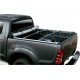 BACHE PLATE NOIRE FORD RANGER DBL CAB 2012+ AVEC SPORT BAR