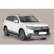 TUBE PROTECTION AVANT INOX Ø 76 MITSUBISHI OUTLANDER 2015+