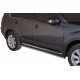 TUBES PROTECTION MARCHE-PIEDS INOX Ø40 MITSUBISHI OUTLANDER 2010/2012