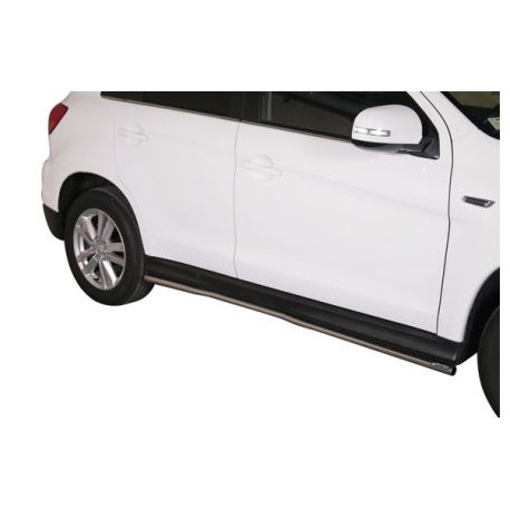 TUBES PROTECTION BAS DE CAISSE INOX Ø 40 MITSUBISHI ASX 2010/2016