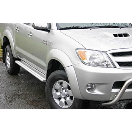 MARCHE PIEDS ALU S50 TOYOTA HILUX 2005/2015 VIGO DOUBLE CAB