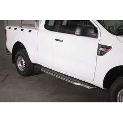 MARCHE-PIEDS INOX Ø50 FORD RANGER 2012+ SUPER CAB