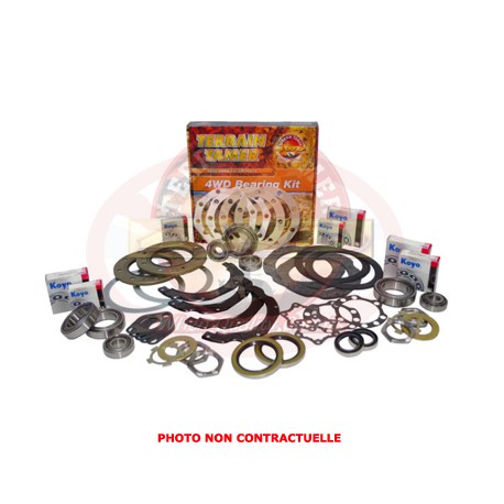 Kit de réfection de pivot - Kit complet pour les 2 côtés + roulement de roue [Terrain Tamer]