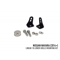 LAZER - Nissan Navara (2014+) - Lower Grille Fixing Kit (for Linear-18)