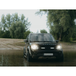 LAZER - Land Rover Discovery4 (2014+) - Grille Mount Kit 2x Triple-R 750 Elite