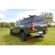 HARDTOP EXPLORER 3 / Toyota Hilux Revo 16+ EC, canopy black, tread plate, full rear door