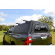 HARDTOP EXPLORER 3 / Toyota Hilux Revo 16+ EC, canopy black, tread plate, full rear door