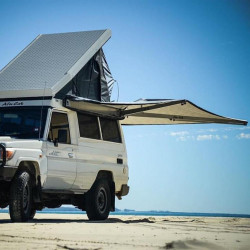 Alu-Cab Awning Roof Conversion "THOR" for Land Cruiser 76, left