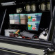 Box latéral universel Alu Cab 750 mm + kit cuisine - Noir