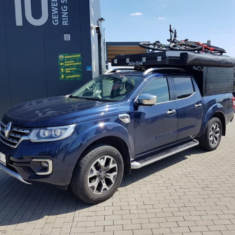 Alu-Cab Canopy Camper Renault Alaskan D/Cab in schwarz