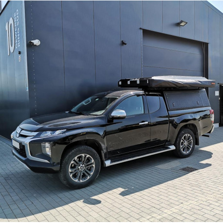 Hard-top Explorer Alu Cab Mitsubishi L200 (2016+) Xtra Cabine - Noir / Lisse