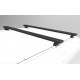 Barre de toit Alu Cab 1450mm - Noir (sans pieds) (la paire)