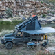 Toit relevable aluminium "ICARUS" pour Land Rover Defender 110 - Noir