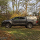 HARDTOP EXPLORER 3 / Toyota Hilux Revo 16+ EC, canopy black, tread plate, full rear door