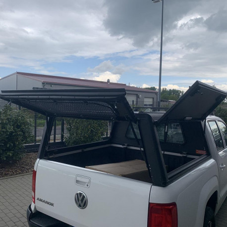 HARD TOP ALU-CAB EXPLORER NOIR ALU STRIE Volkswagen Amarok DC Bj. 2010+