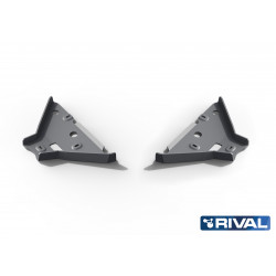 RIVAL aluminum shield - Front triangle - Ford Ranger 2016+