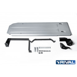 RIVAL aluminum shield - Fuel tank - Nissan Navara D40 / Pathfinder R51 / NP300 15+ (2.3D)