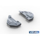 RIVAL aluminum shield - Front triangle - Toyota Hilux Revo 2015+