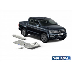 RIVAL aluminum shield - Lower triangle - VW Amarok 2010+