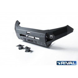 Pare-chocs avant RIVAL - Aluminium - Nissan Navara NP300 (2015+) - SANS feux LED (NON CE)
