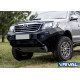 Pare-chocs avant RIVAL - Aluminium - Toyota Hilux Revo (2016+) - Avec feux LED (NON CE)