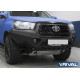 Pare-chocs avant RIVAL - Aluminium - Toyota Hilux Invincible (2018+) Executive/Invincible - Avec feux LED (NON CE)