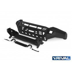 RIVAL front bumper - Aluminum - Toyota Land Cruiser 200 (2015+) - With LED lights (NON CE)