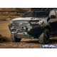 Pare-chocs avant RIVAL - Aluminium - Toyota Hilux Revo (2021+) Executive/Invincible - Avec feux LED (NON CE)