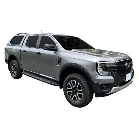 HARD-TOP SLINE V2 - FORD RANGER 2023+ Double Cab - Avec vitres coulissantes - Gris PN4GD