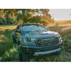 Ford Ranger Raptor (2018+) - Grille Mount Kit (includes: 1x Linear-24 Elite, 1x Grille Mount Brackets, 1x 1L-LP-120)