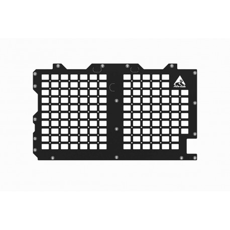 Alu-Cab - "Molle" plate inside lower rear door ModCAP & Canopy Camper (DC & EC)