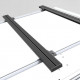 Alu-Cab - Kit of 2 black roof bars 1550 mm for ModCAP