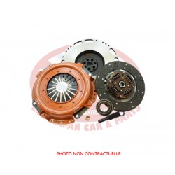 CLUTCH KIT TWIN PLATE STRENGTHENS + FLYWHEEL LIGHTENED NISSAN PATROL Y61 (4.8L - TB48E - 98 / -) XTREME OUTBACK (Ceramics)